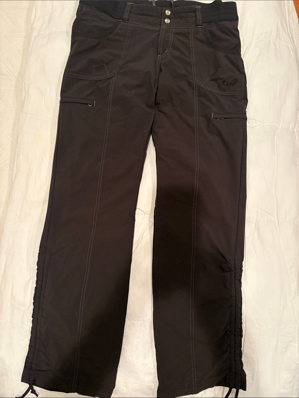 Kuhl Charcoal Women's Hiking Pants with Side Drawcords Size 12